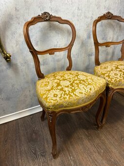 Starožitné čalouněné židle (142004) - 7