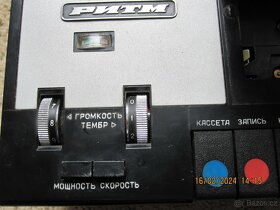 RUSKÝ kazetový magnetofon zn.RYTM - 7