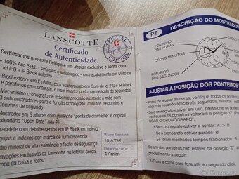 Lascotte pánské zlacené hodinky - 7