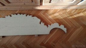 Dřevěná ozdobná starožitná řezba na nábytek - 7