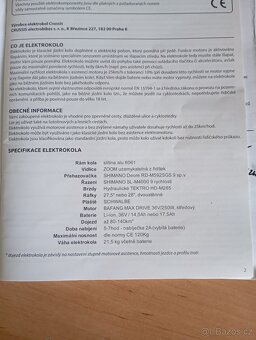 Prodám horské el. kolo CRUSSIS e-Guera 9,4 - 7
