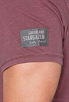 Pánské tričko Camp David Vintage Rebel Red Vínová L Nové - 7