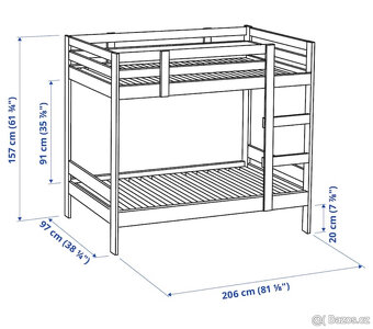 palanda IKEA - MYDAL (90 x 200) - 7