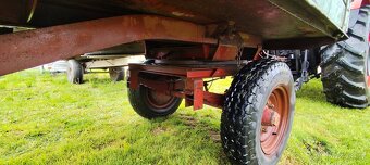 Vlek za traktor - 5t - sklápěcí - dvou píst - 7