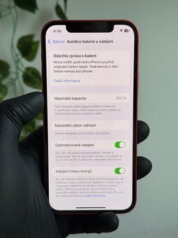 iPhone 12 128GB červený - 100% baterie - 7
