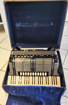 Hohner Morino VI N klavírní akordeon 185 basů dvojité cassot - 7