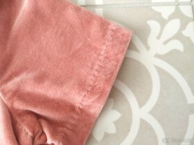 Luxusní šaty HM 100 % bavlněný samet 110 134 140 128 - 7