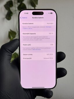 iPhone 16 Pro 256GB - 99% baterie - 7