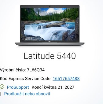 Dell Latitude 5440 - záruka 2027 / Core i5-1335U / Win 11 - 7