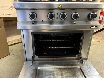 Plynový sporák s plynovou troubou MBM G4SFE8 řada 900 - 7