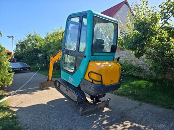 Minibagr Yanmar B15-3 Rv.2005 najeto 3900mth 4x lžíce - 7