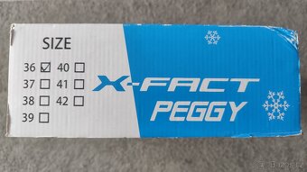 DÍVČÍ DÁMSKÉ BRUSLE X-FACT vel. 36 NOVÉ NEPOUŽITÉ - 7