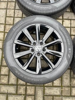 ORIGINÁL Alu Volkswagen HELSINKI R17, 5x112 - TOP STAV - 7