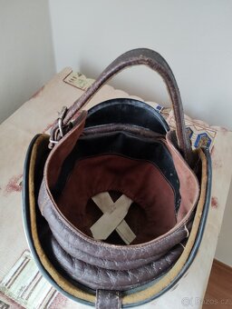 Prodám retro helmu na starý motocykl Jawa ČZ velikost 58cm - 7