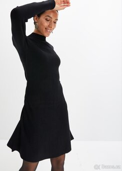 Elegantní krásné úpletové šaty 40/42 - 7