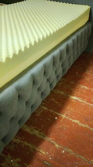 Moderní postel chestrfield - 7