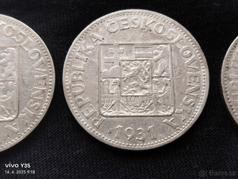 3x 10 kč 1930, 31, 32 Československo - 7