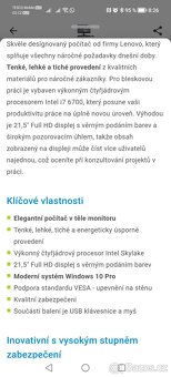 Lenovo All in One i7 6gen - 7
