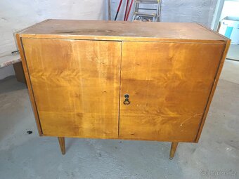 Dřevěná Skřín masiv masivní skřínka dvoukřídlá - 7