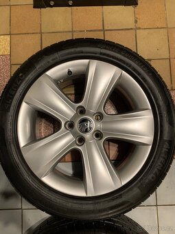 Alu kola Škoda R17 5X112 NOVÉ LETNÍ PNEU 225/50 R17 TOP STAV - 7