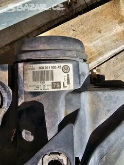 Levé přední světlo VW Passat B6 3c LED žárovky - 7