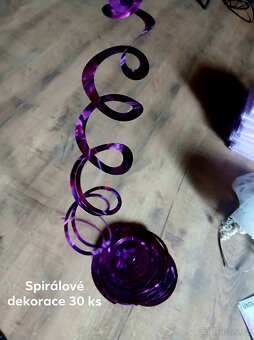 Svatební výzdoba (fialová) - 7