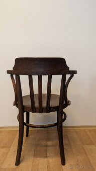 Prvorepublikové ohýbané polokřeslo - Lampa Futurit 1930-45 - 7