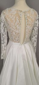 Luxusní nenošené svatební šaty, Neva, 34 EU (XS) - 7