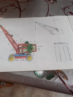 Retro stavebnice Merkur 7 plat - 7