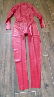 Latexový catsuit pro ženy se dvěma zipy LATE X - 7