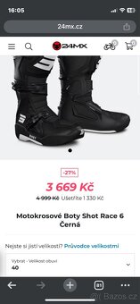 Motorkářské boty - 7