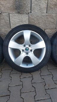 Alu kola 5x112 r17 originál Škoda Octavia II - 7