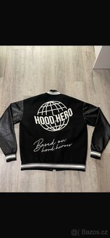 Baseballová černá bunda Hood Hero velikost L/XL - 7