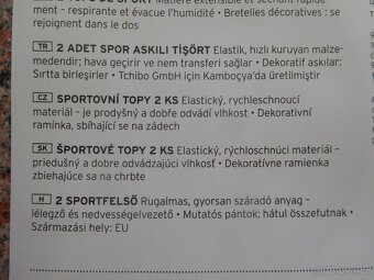Tričko, sportovní tílko vel. 134/140, 146/152 - 7