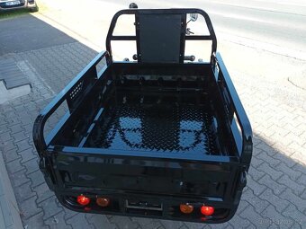 Elektrická pracovní tříkolka Cargo G1 1000W COC černá - 7