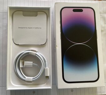 Prodám IPhone 14Pro, 128GB, Deep Purple - 7