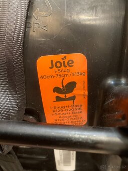 Dětská autosedačka (vajíčko) JOIE i-Snug + Isofix báze - 7