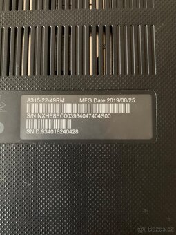 Notebook Acer Aspire 3 - 7