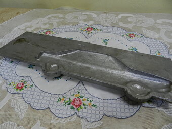 Zajímavý starý kvový odlitek reklama Auto Škoda - 7