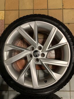 Alu kola Škoda SCALA R18 5X100 ZÁNOVNÍ ZIMNÍ PNEU 205/45 R18 - 7