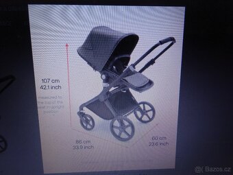 Kočárek Bugaboo Fox Cub complete BLACK/STORMY BLUE-STORMY BL - 7