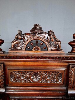 Starožitný francouzský bufet-kabinet Bretaň - 7