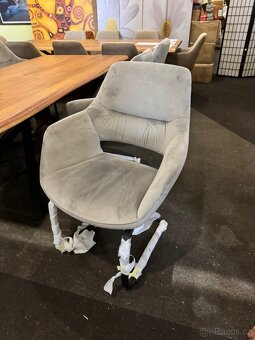 Luxusní NOVÝ Jídelní set s 6 křesly a stolem Akát - 7