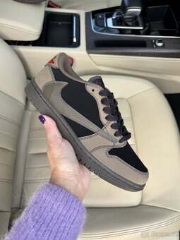 Nike Air Jordan 1 Lowe x Travis Skott Brown Black - 7