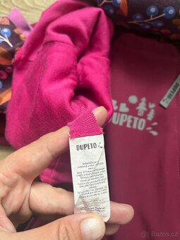 DUPETO Softshellový overal vínový Bobule + merino kukla - 7