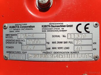 Minibagr Kubota U 36-4 - 7