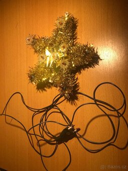 Vánoční osvětlení sada č. 1.- 2x světla řetaz + 1x hvězda - 7