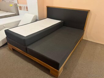 Luxusní boxspring postel EWARTON 70 cm vysoká s matracemi +T - 7