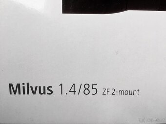 Zeiss Milvus 85mm f1.4 - 7