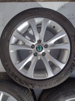 Alu. kola Škoda Superb II. 5x112 7,5Jx17 H2, ET49 - 7
